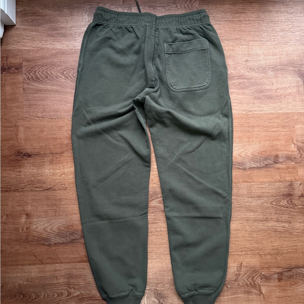J. Crew Olive Green Drawstring Jogger Sweatpants - Picture 3 of 3